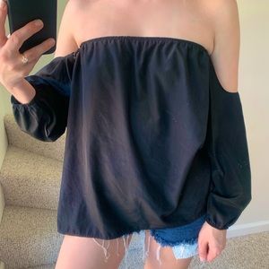 Off-shoulder Shirt
